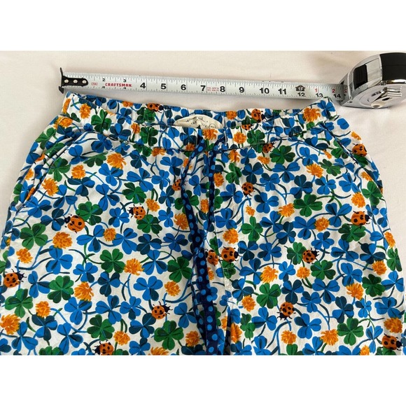 Print Fresh Anthropologie Clover Ladybug Pajama Set Women XS Drawstring Pants - Picture 6 of 10